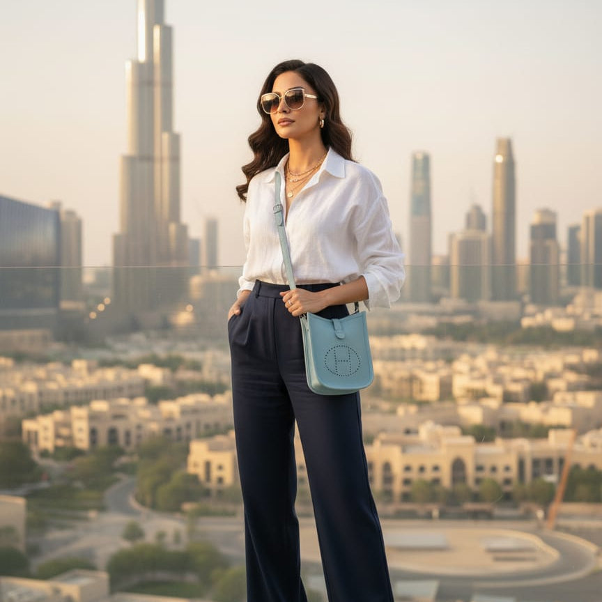 Luxury Hermès Style Crossbody Bag