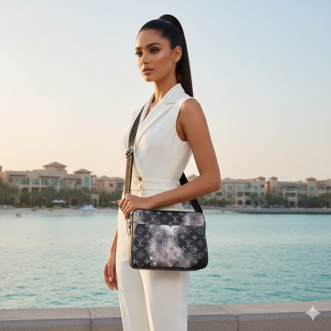 Louis Vuitton Monogram Crossbody Bag with Mini Pouch – Designer Shoulder Bag for Women