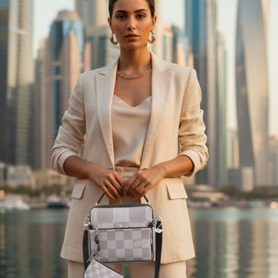 Louis Vuitton Monogram Crossbody Bag with Mini Pouch – Designer Shoulder Bag for Women