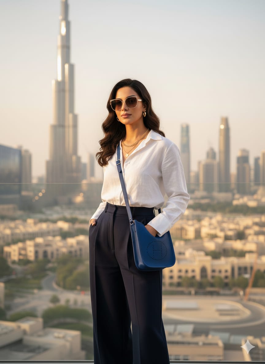 Luxury Hermès Style Crossbody Bag