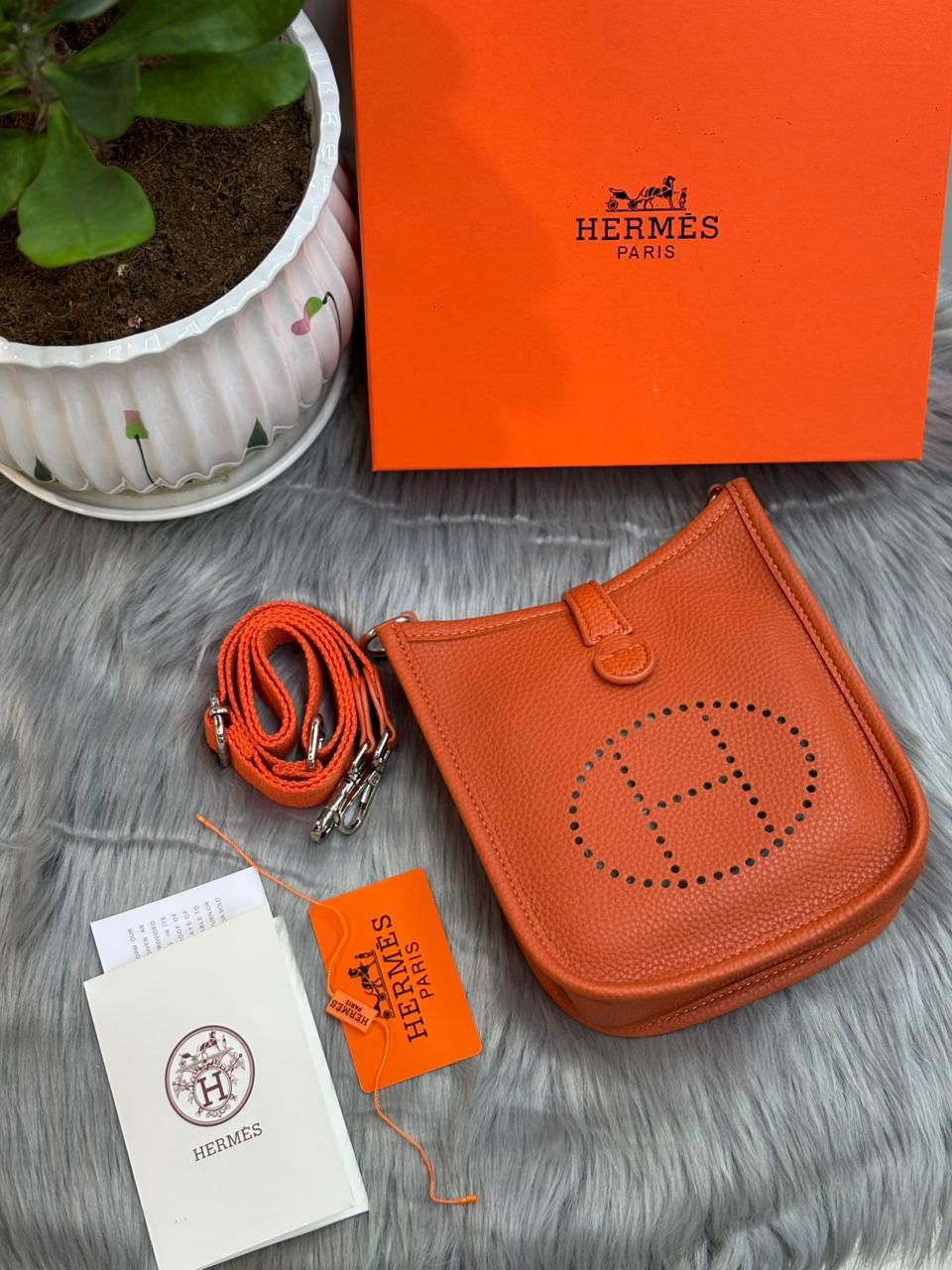 Luxury Hermès Style Crossbody Bag
