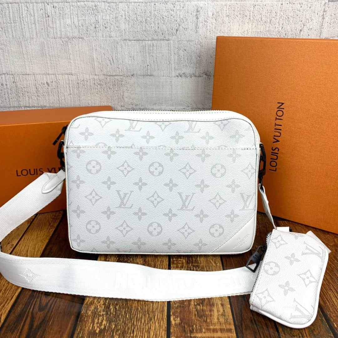 Louis Vuitton Monogram Crossbody Bag with Mini Pouch – Designer Shoulder Bag for Women