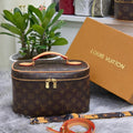 Luxury LV Monogram Vanity Makeup Bag for Women