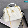Luxury Quilted Handbag with Gold Chain | Elegant Designer Shoulder Bag