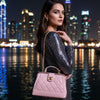 Luxury Quilted Handbag with Gold Chain | Elegant Designer Shoulder Bag