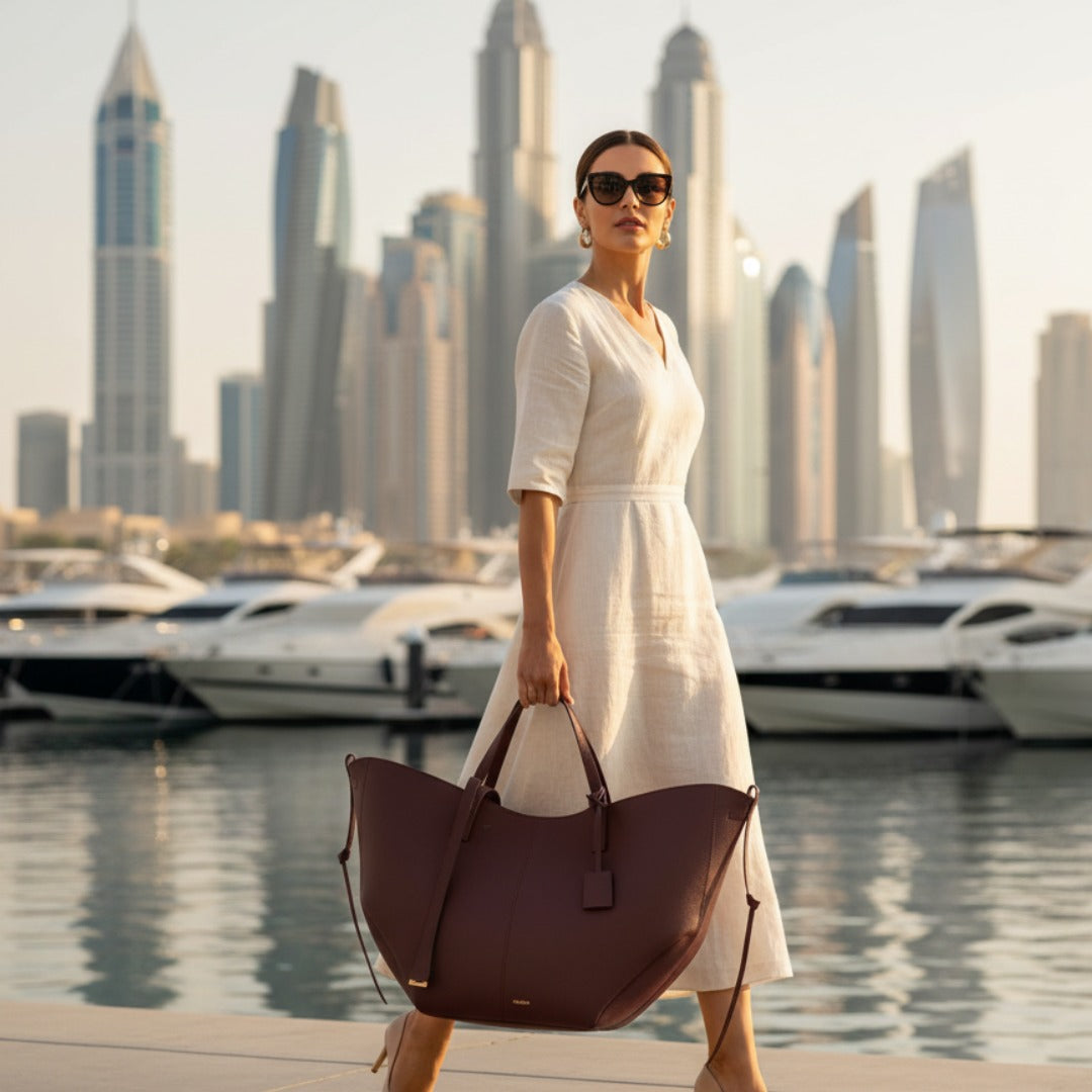 Premium Large Tote Bag – Elegant Leather Handbag for Women