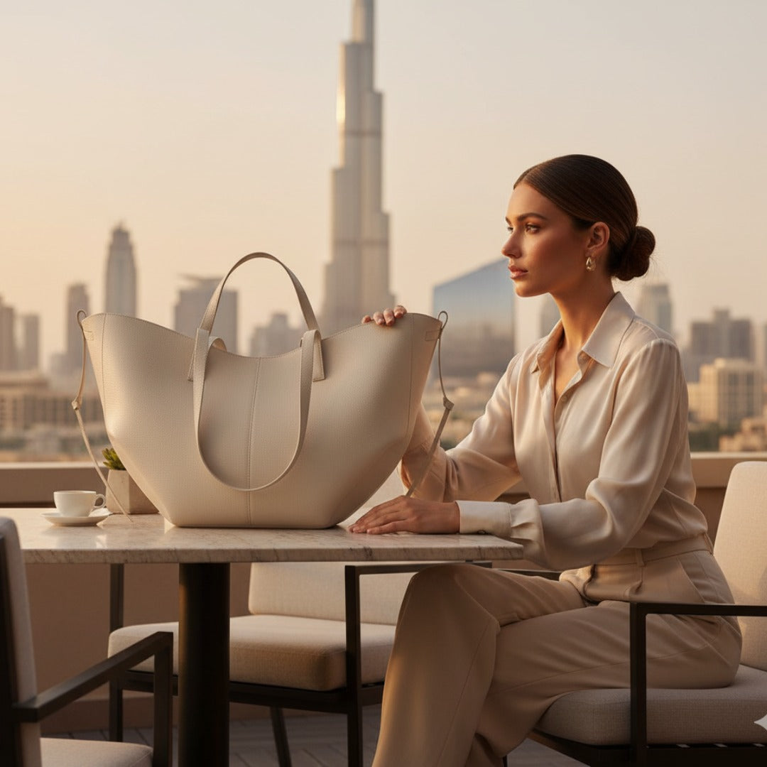 Premium Large Tote Bag – Elegant Leather Handbag for Women