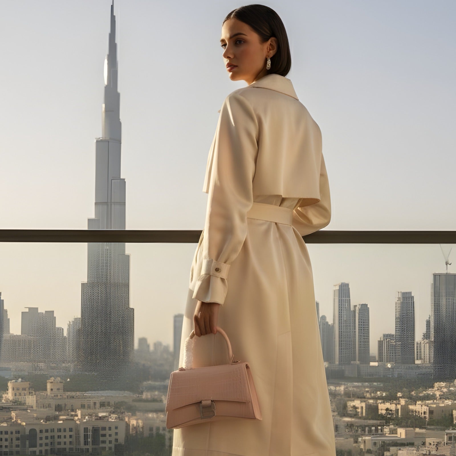 Luxury Croc Leather Mini Handbag