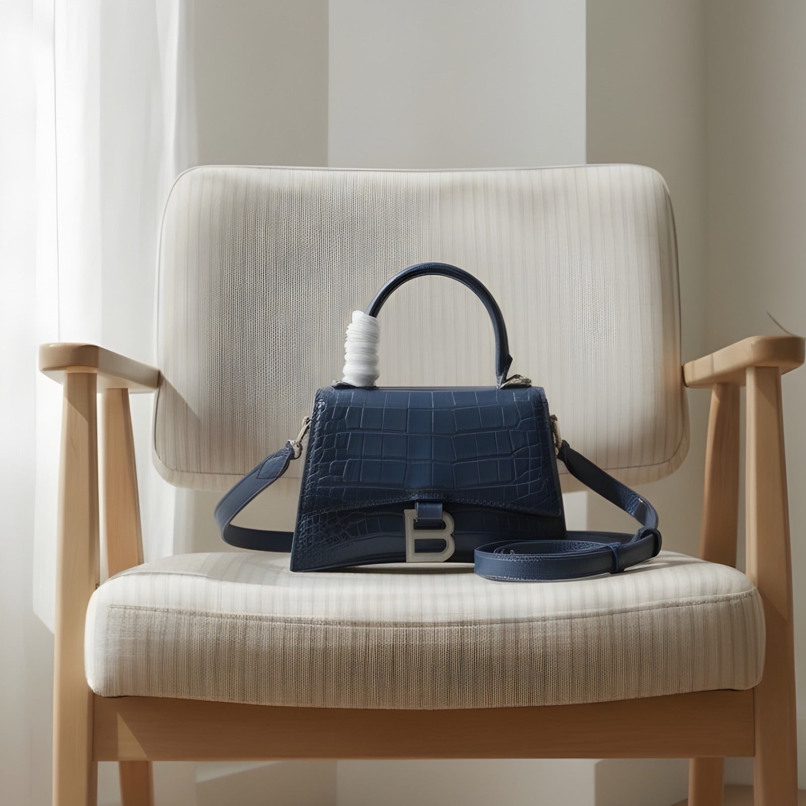 Luxury Croc Leather Mini Handbag