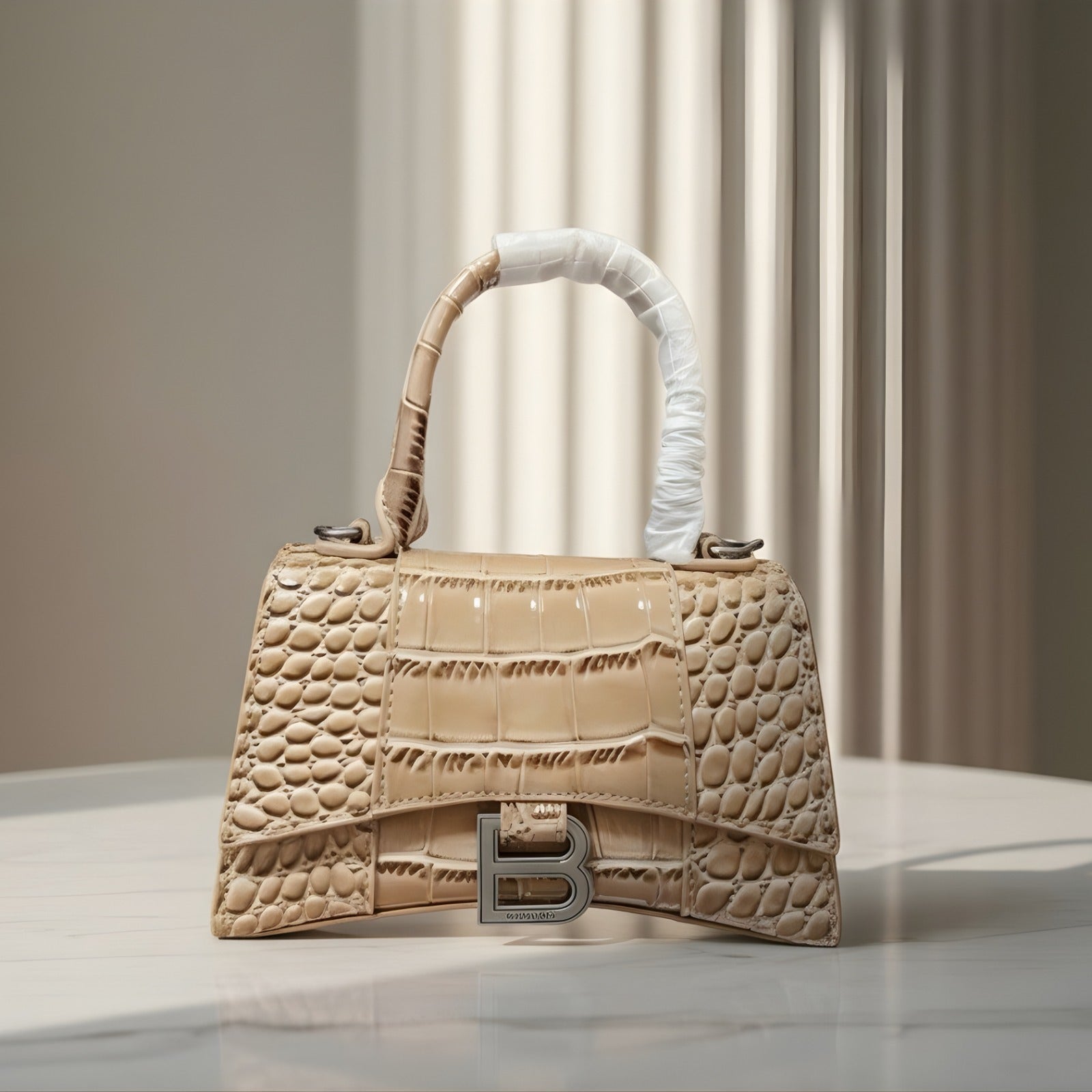 Luxury Croc Leather Mini Handbag
