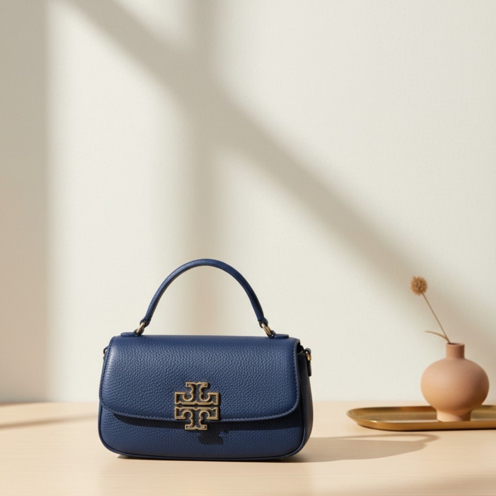 Chic Tory Burch Logo Mini Top Handle Bag