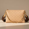 Iconic LV Monogram Pochette/Clutch with Gold Chain Strap