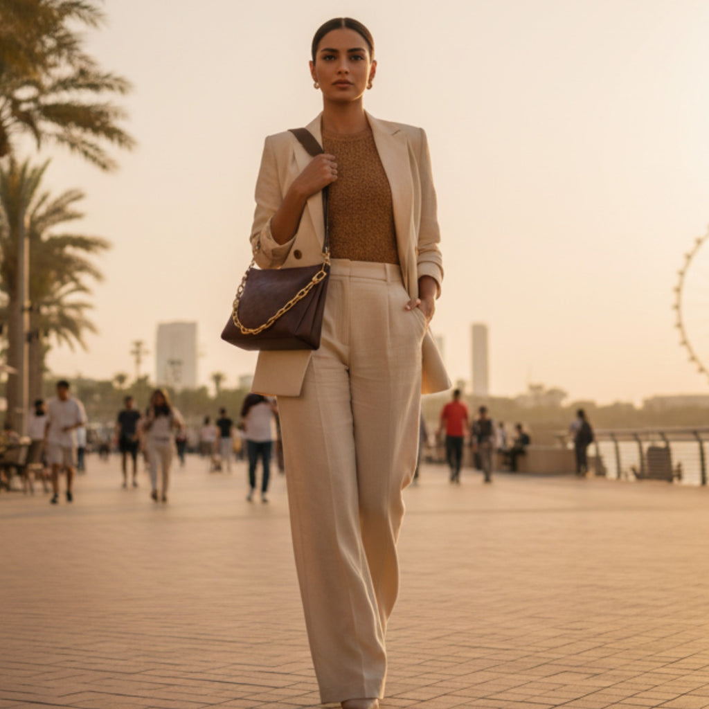 Iconic LV Monogram Pochette/Clutch with Gold Chain Strap