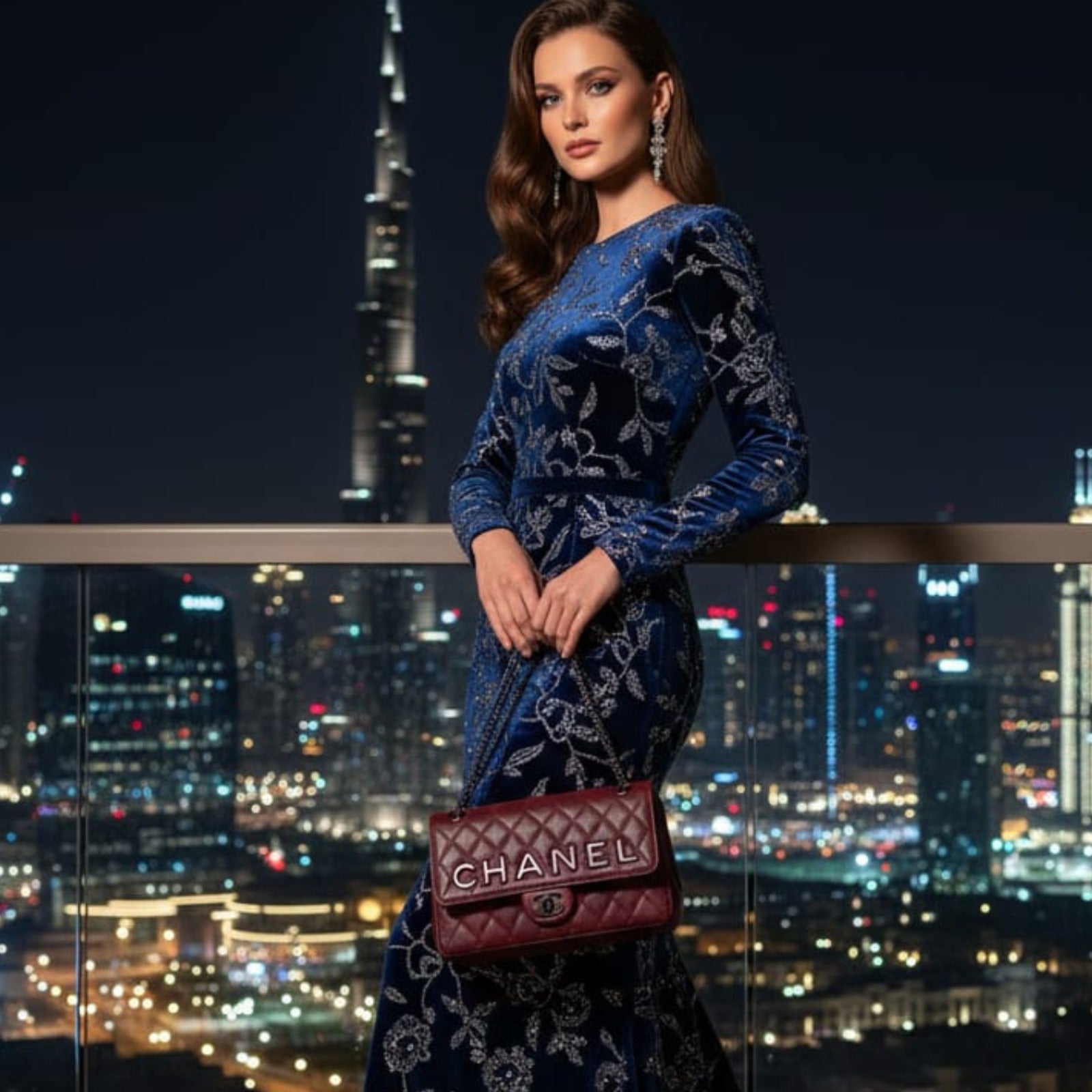 Chanel Inspired Quilted Flap Chain Bag