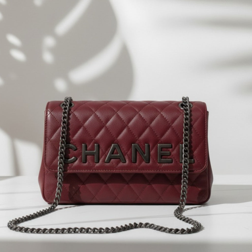 Chanel Inspired Quilted Flap Chain Bag