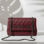Chanel Inspired Quilted Flap Chain Bag
