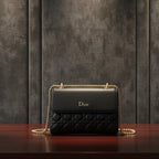 Chic Dior-Inspired Quilted Flap Bag