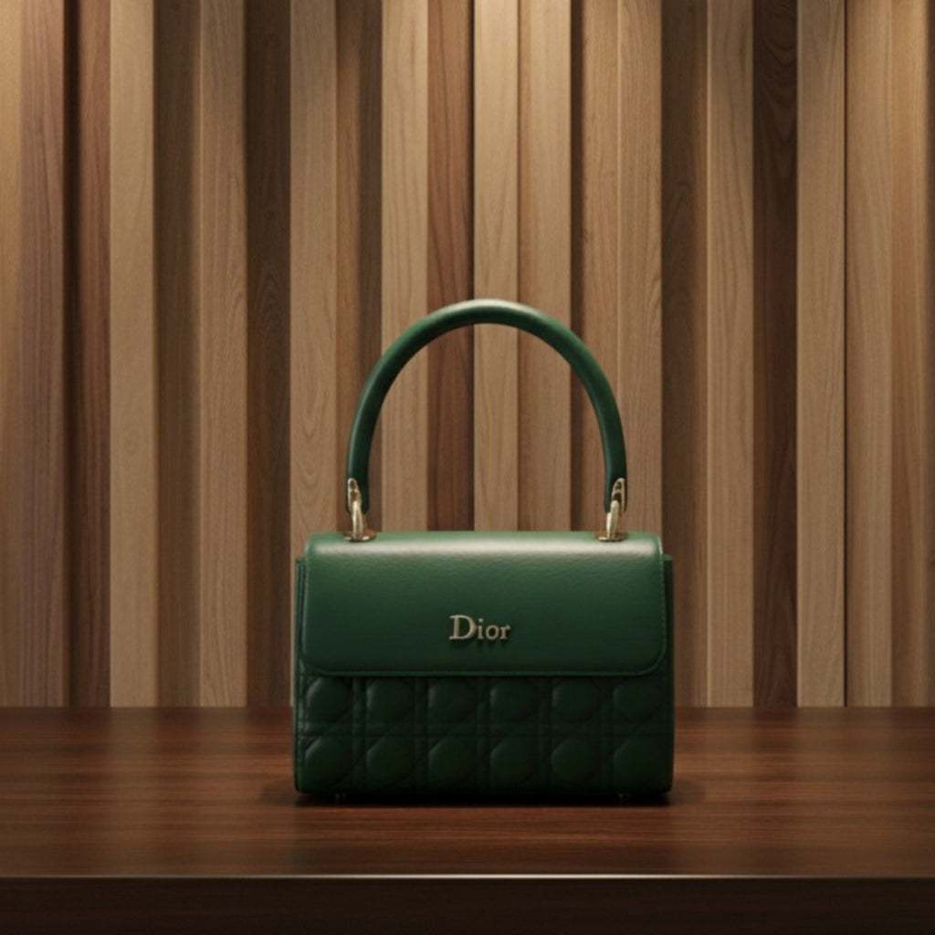 Chic Dior-Inspired Quilted Flap Bag