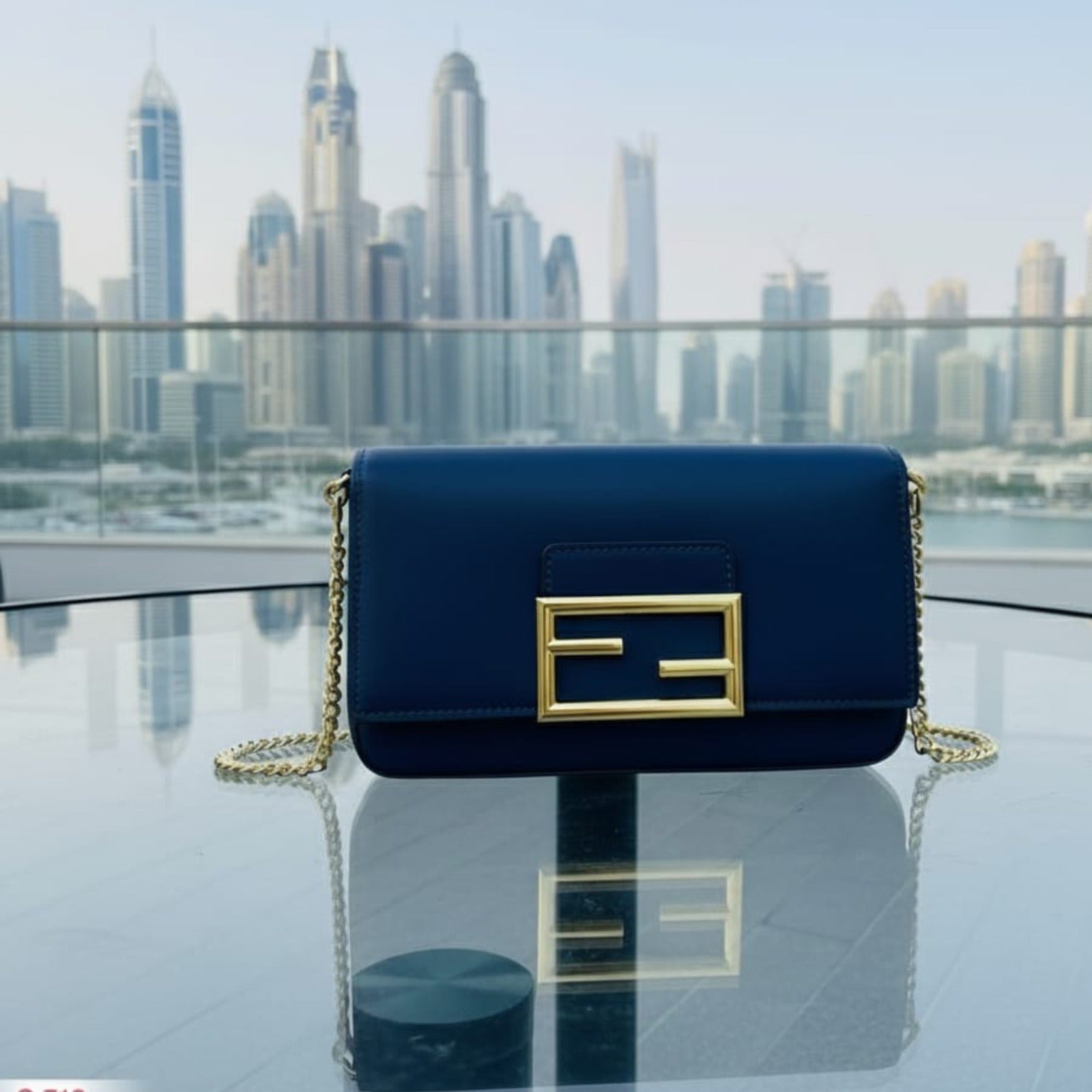 Fendi Inspired Slim Shoulder Bag