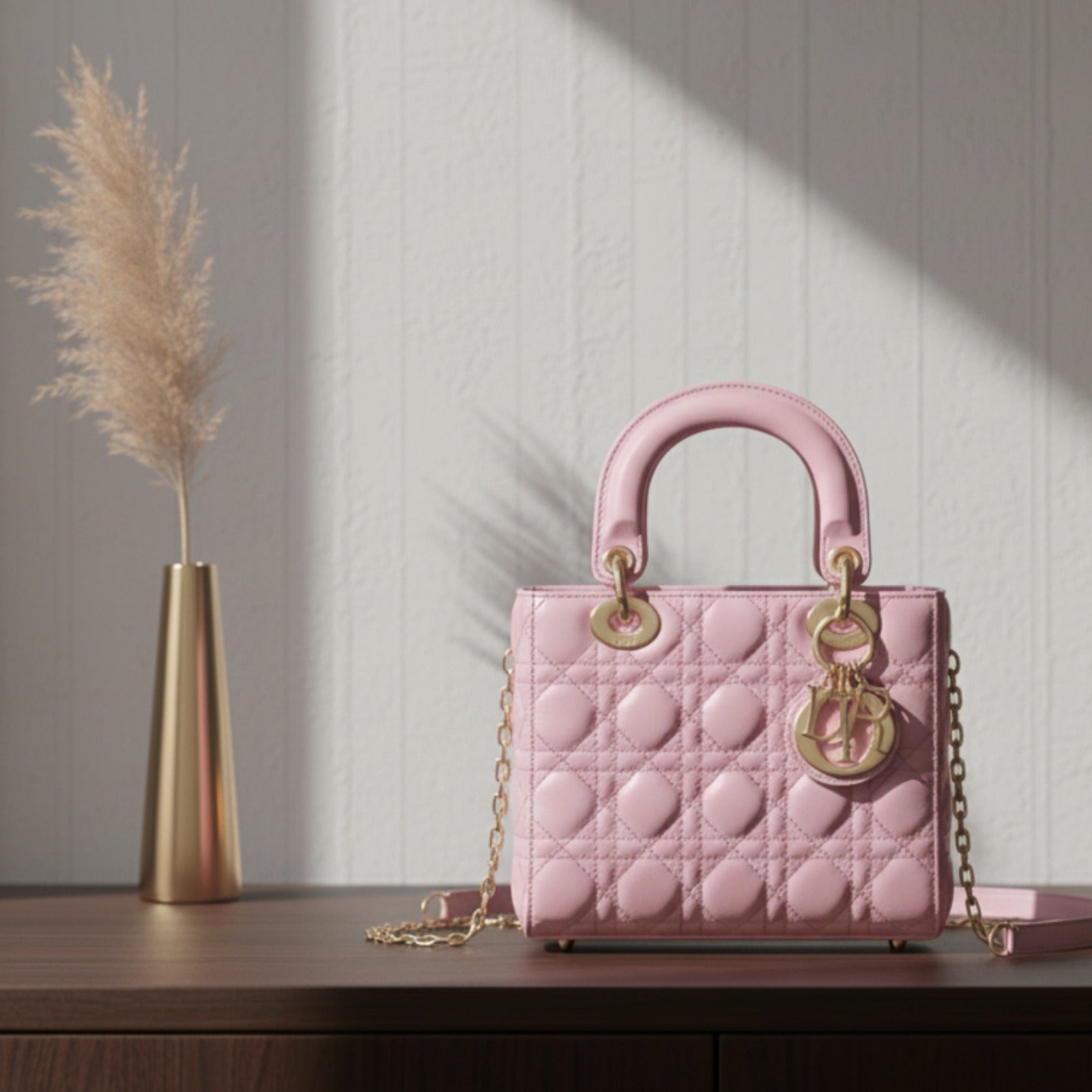 Luxury YSL Style Quilted Leather Shoulder Bag