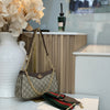 Gucci-Inspired Monogram Shoulder Bag