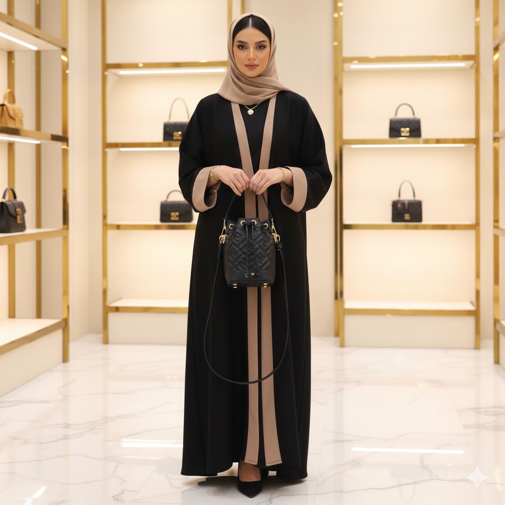 FENDI Blue & Brown Mini Bucket Bag for Women